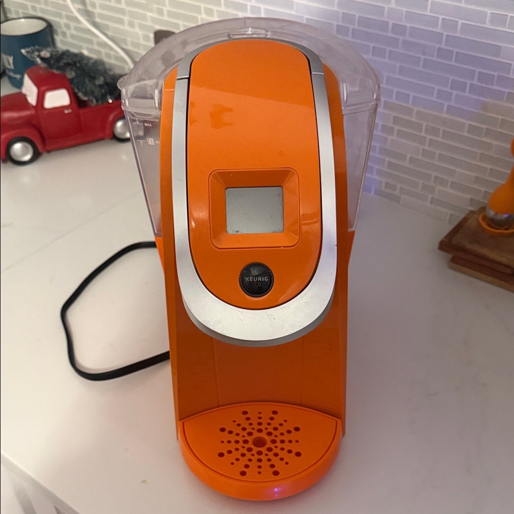 Keurig Vibrant Orange Coffee Brewer